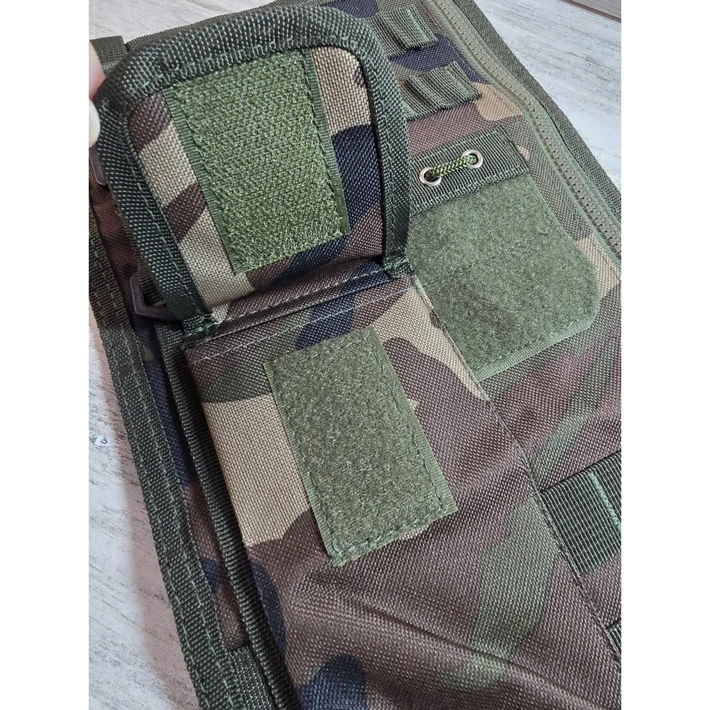 Tactical Christmas Stocking Woodland Camo MOLLE Military Style Utility‎ Bag